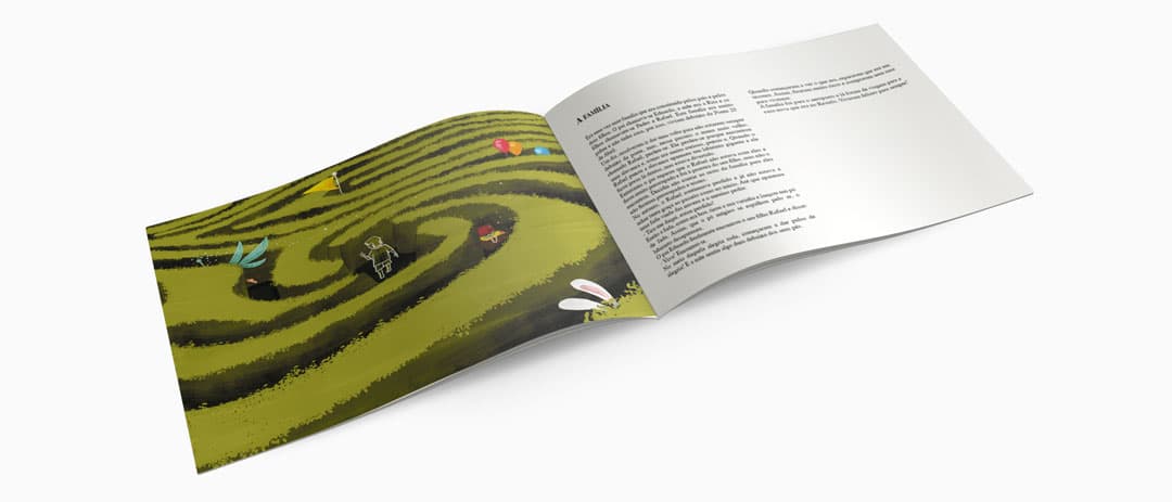 Digital mockup of book