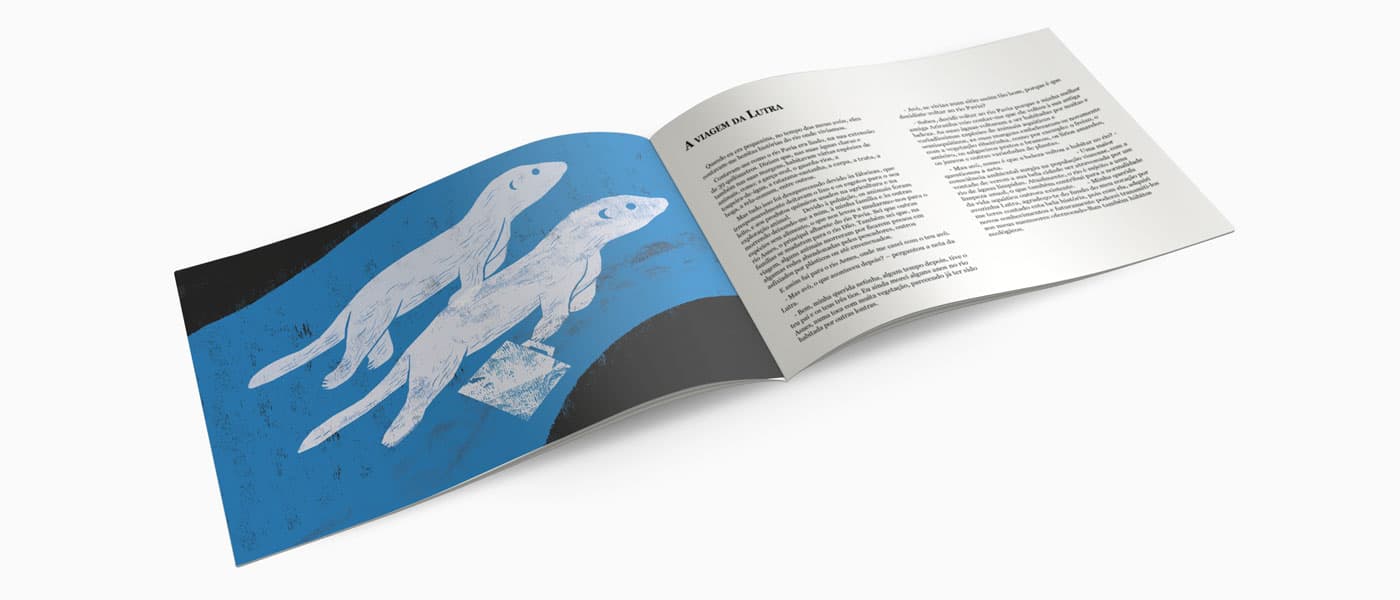 Digital mockup of book