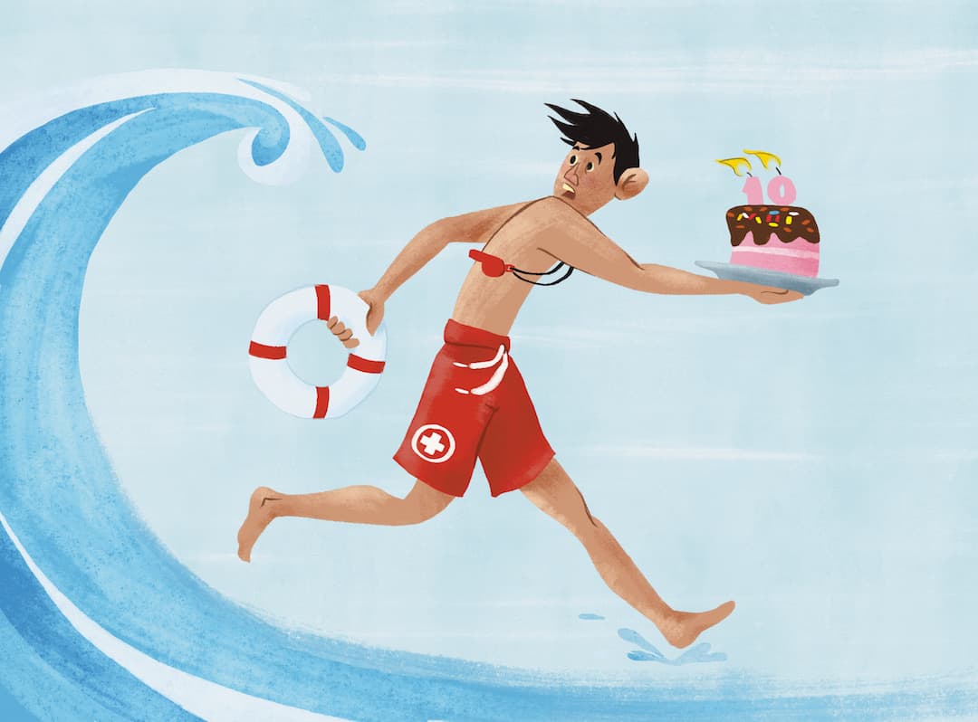 Illustration for "O aniversário terrível"