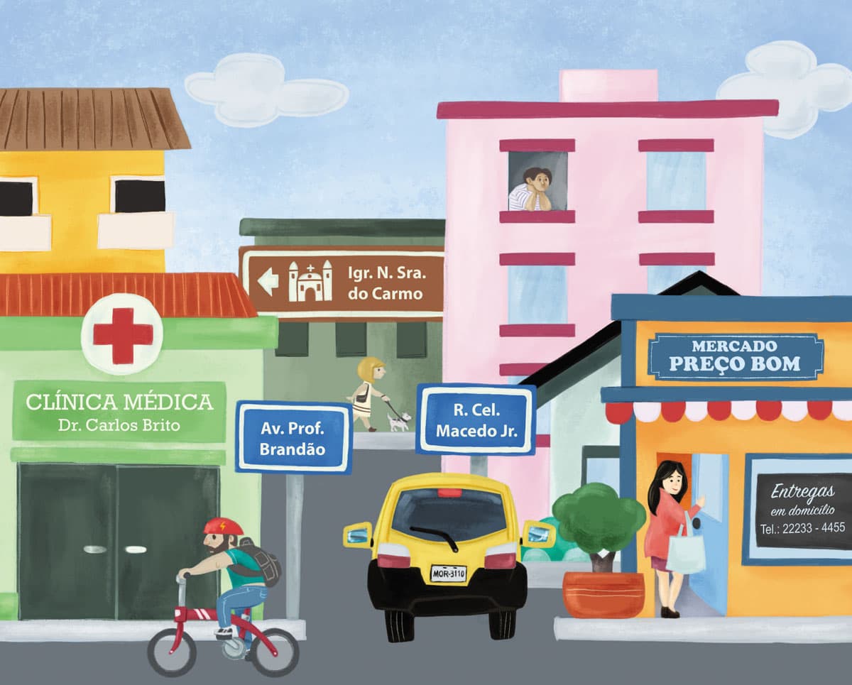 Illustration for "Cidade"