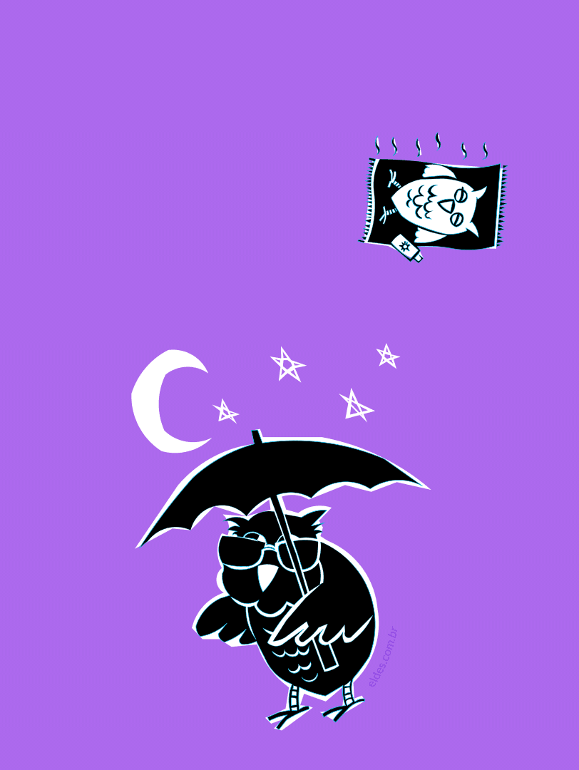 Illustration for the stanza of owl