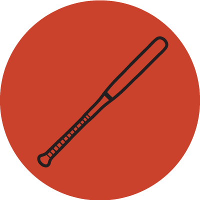 Illustration of equipments: bat