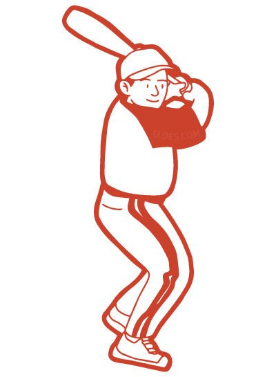 Illustration of hitter