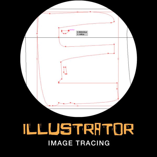 Eldes Cordel design process — vectorization in Illustrator