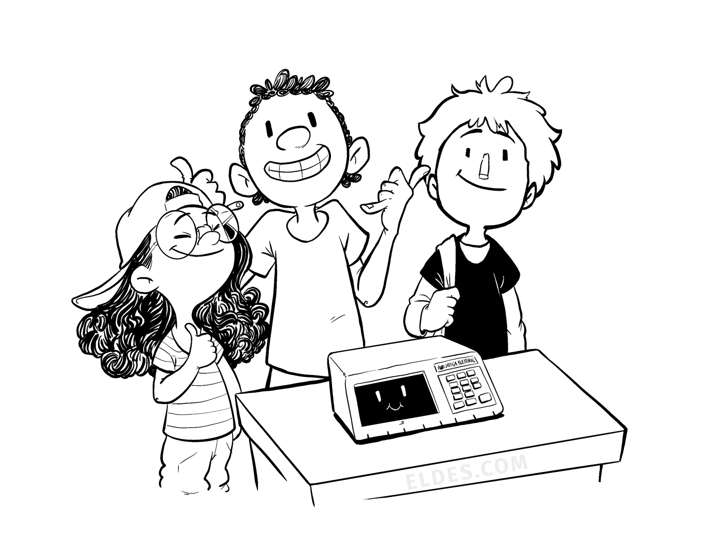 Final illustration of scene 11