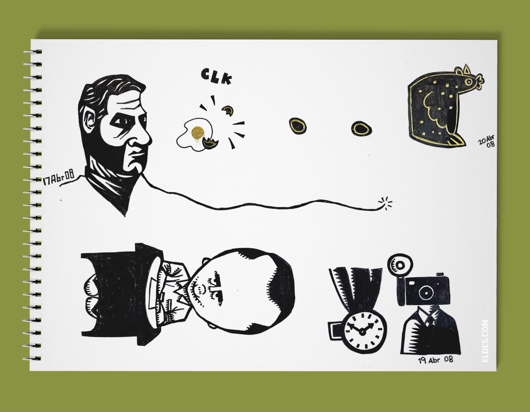 Mockup of page
