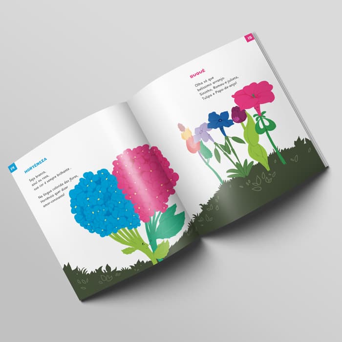 Mockup of pages 14 and 15