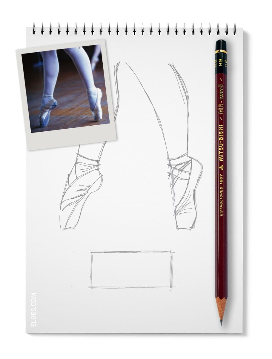 Mockup of sketchbook