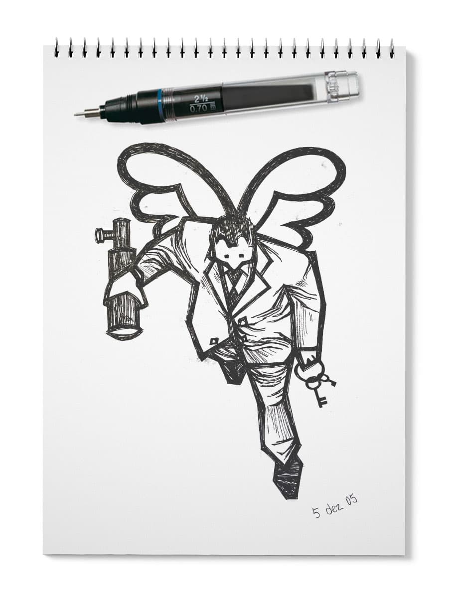 Mockup of sketchbook