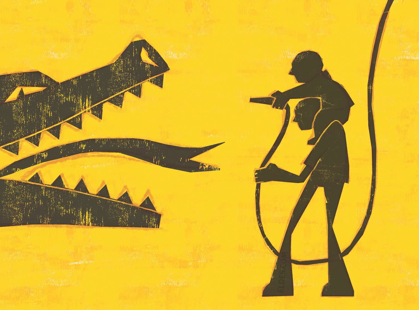Illustration for "Os vigilantes da floresta"