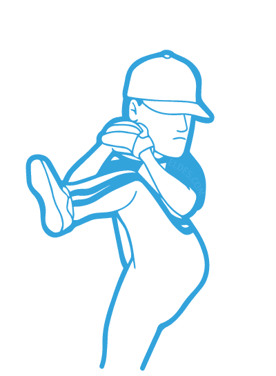 Illustration of pitcher