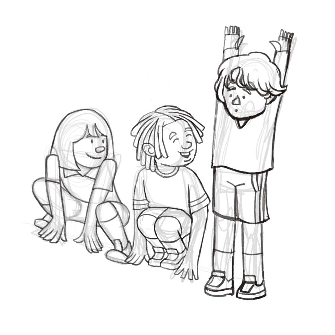 Illustration rough of Alive or Dead