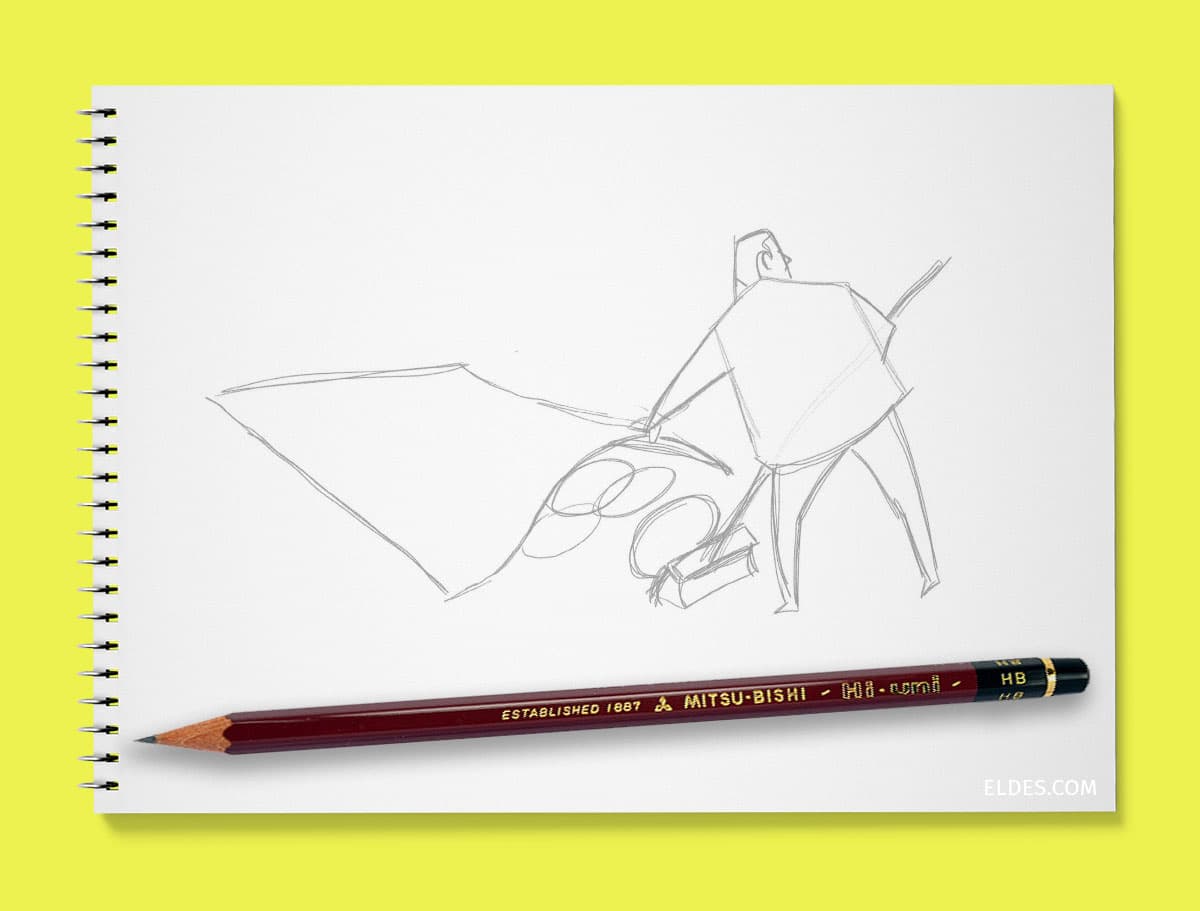 Rough of illustration
