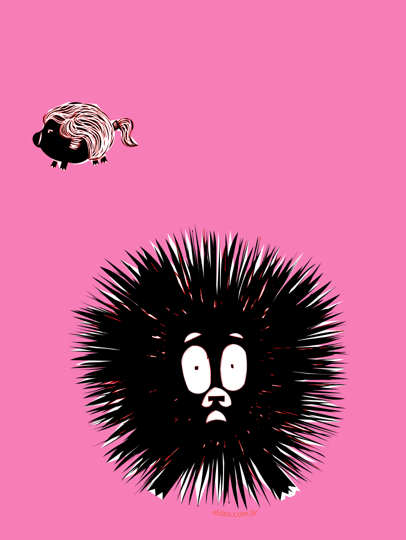 Illustration for the stanza of porcupine