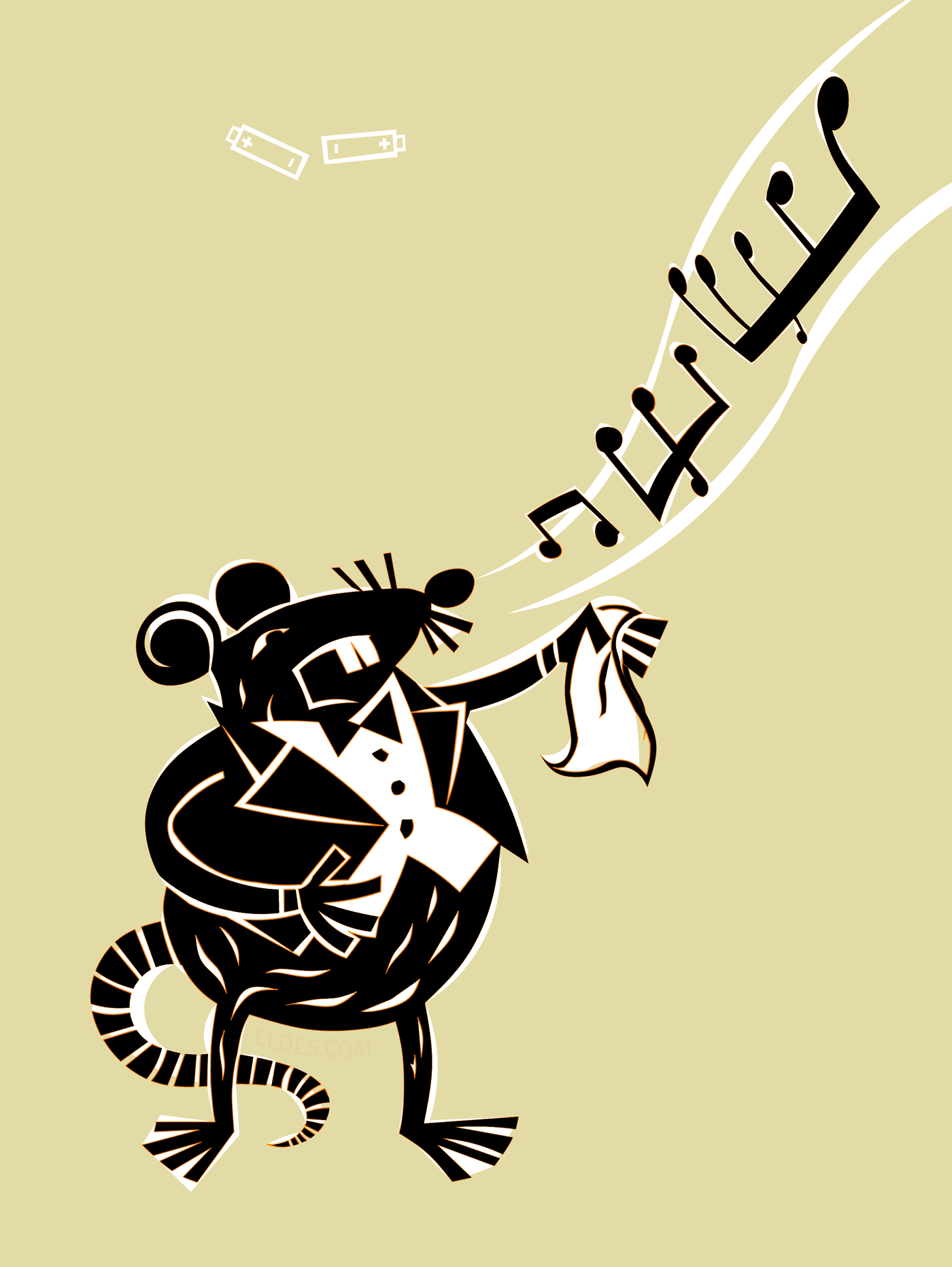 Illustration for the stanza of mouse
