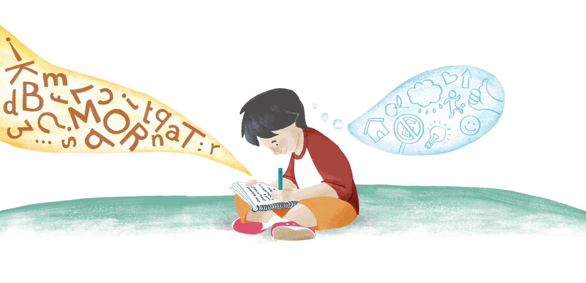 Illustration for "Redação"