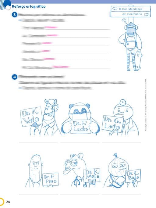Rough of "Doutores" page