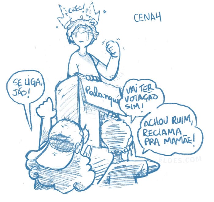 Rough of scene 4