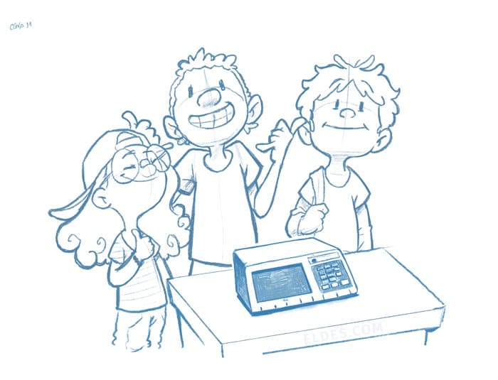 Sketch of scene 11
