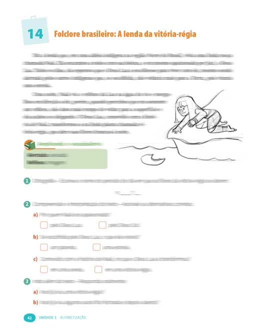 Rough of Vitória Régia page